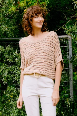 TAPEYARN CROCHET TOP