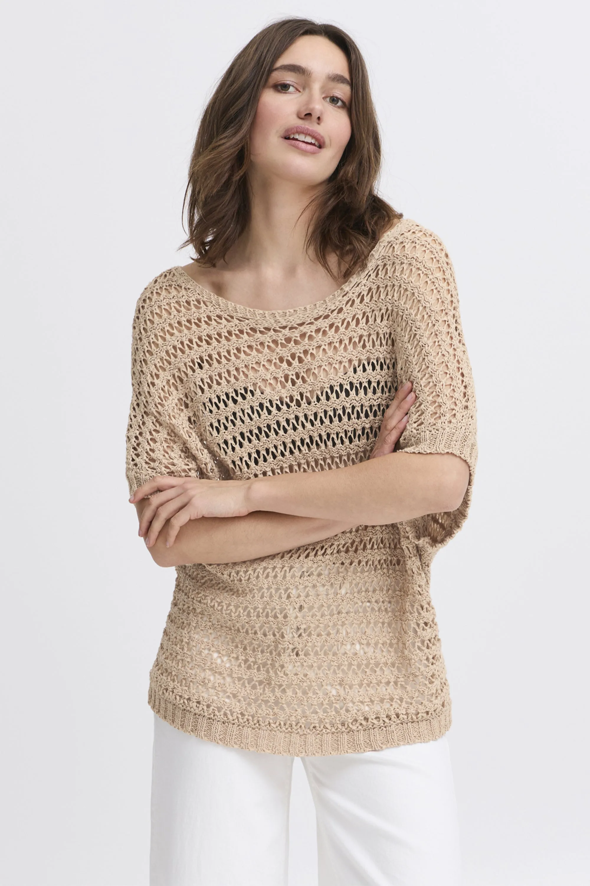 TAPEYARN CROCHET TOP
