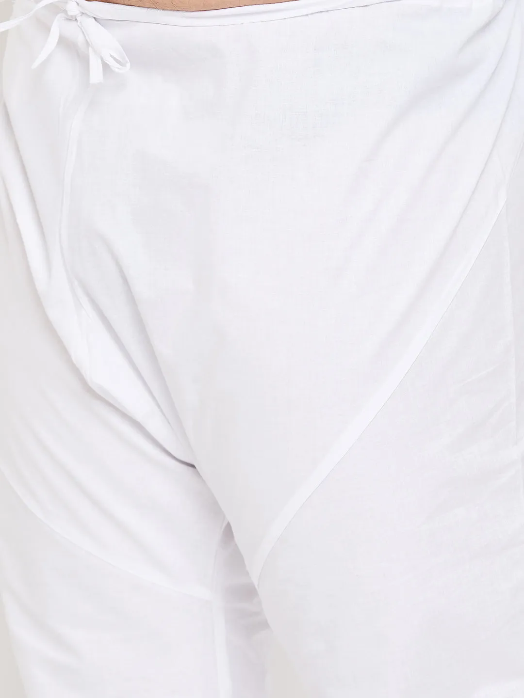 Vastramay Mustard Cotton Kurta Pyjama Set