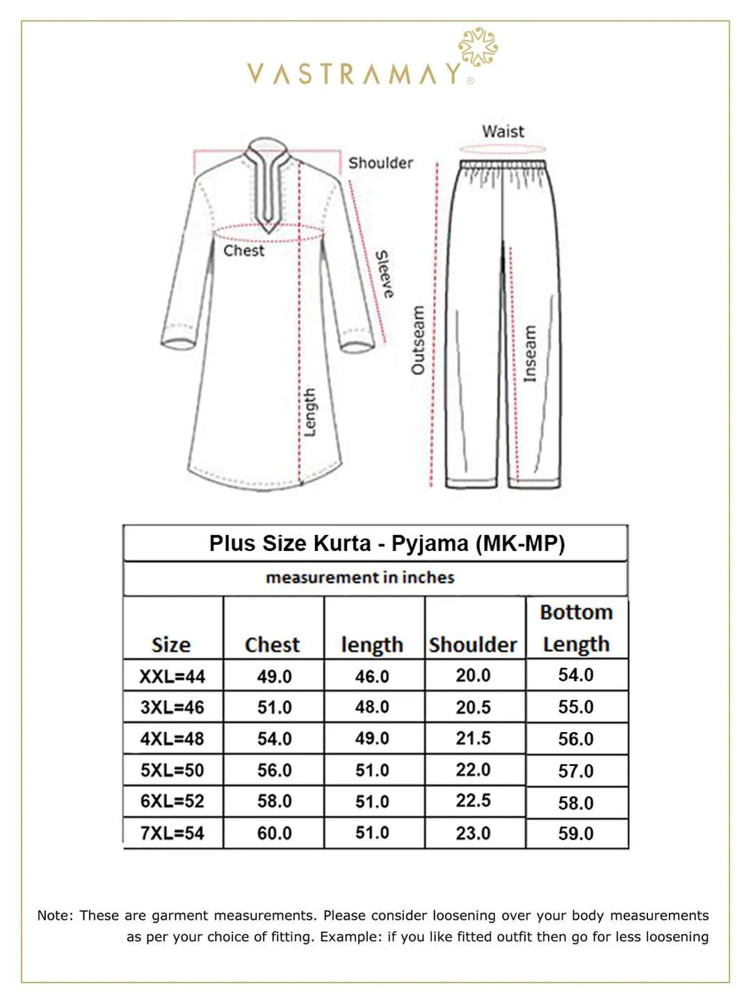 Vastramay Mustard Cotton Kurta Pyjama Set