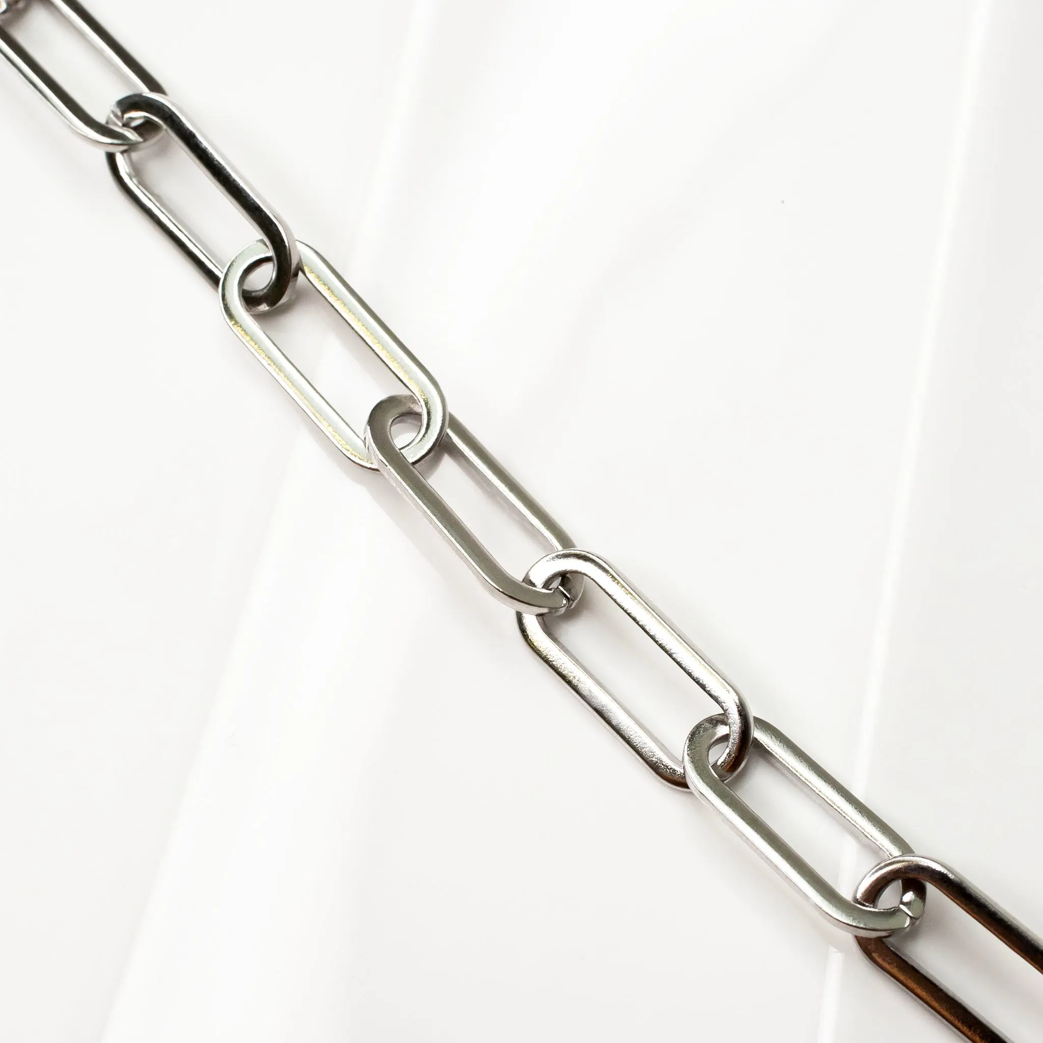 Waterproof Majorca Paperclip Chain Necklace
