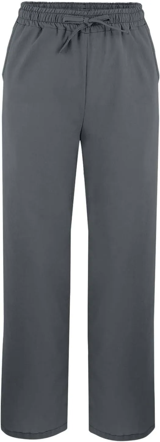 Womens Capris Casual High Waist Drawstring Split Hem Linen Pants 2025 Summer Plus Size Cropped Trousers