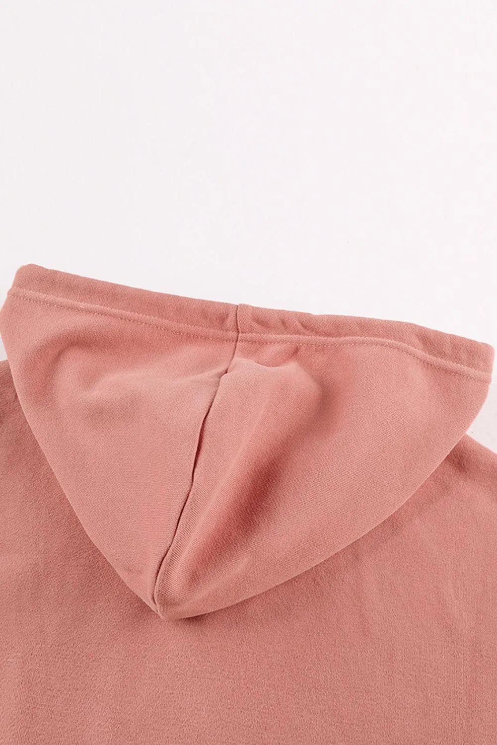 Yellow Zip-Up Pocket Drawstring Hoodie Jacket